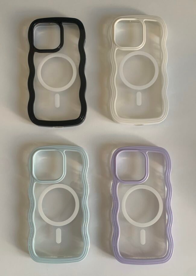Coque Induction transparente Apple Vague