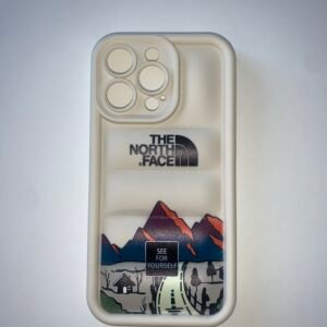 Coque The North Face blanche montagne