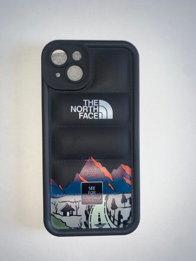 Coque The North Face noire montagne