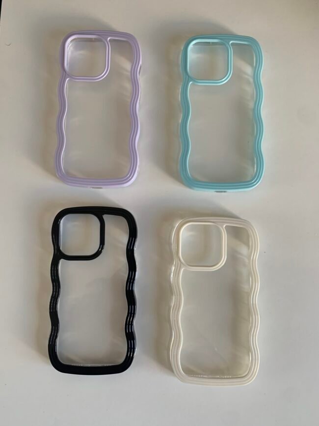 Coque transparente Apple Vague