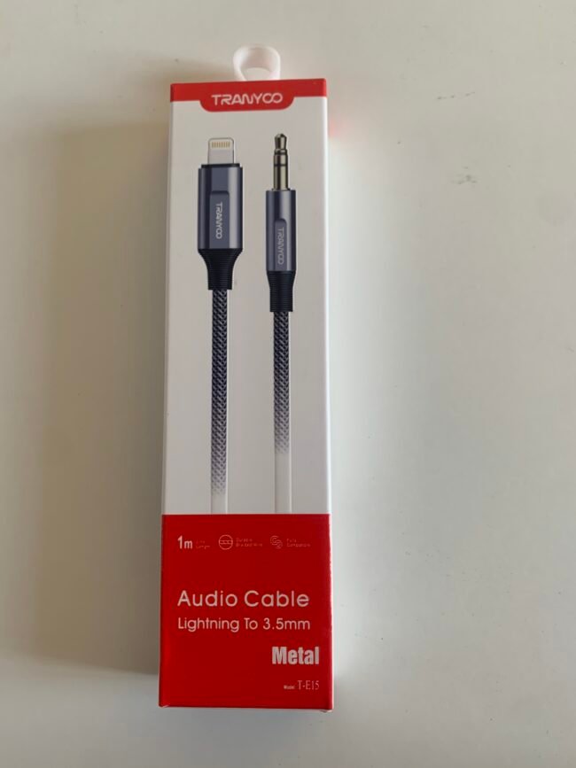 Câble audio Lightning vers Jack