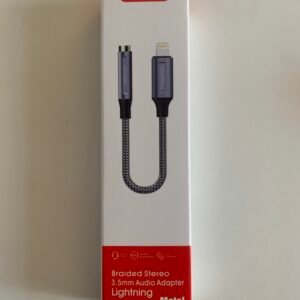 Câble audio Lightning vers Braided Stereo
