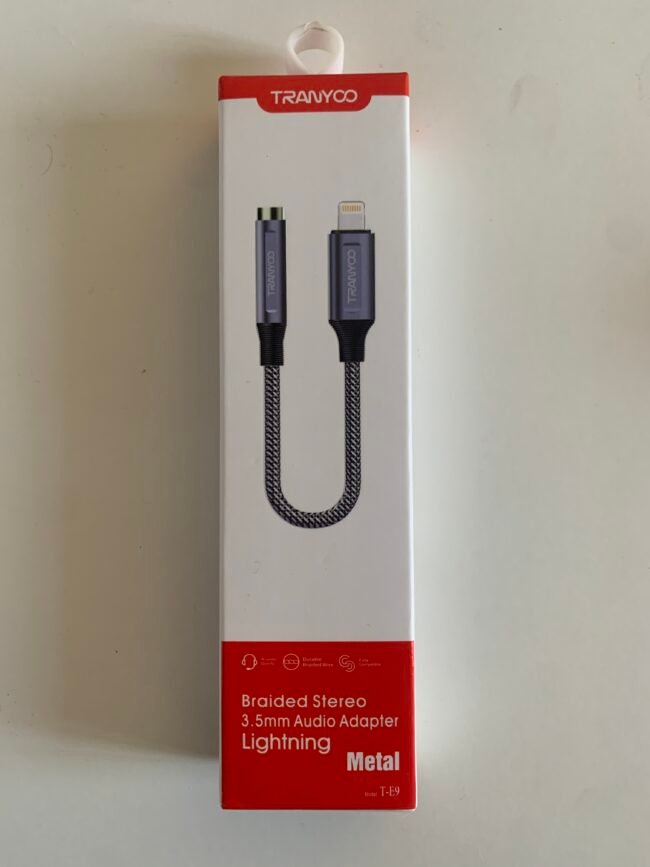 Câble audio Lightning vers Braided Stereo
